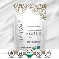 Truvani Organic Vanilla Plant Protein Powder